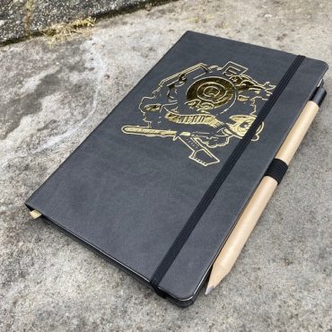 Zwarte Notitieboek Castelli met Goudfolie