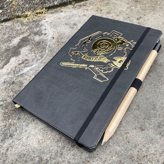 Zwarte Notitieboek Castelli met Goudfolie