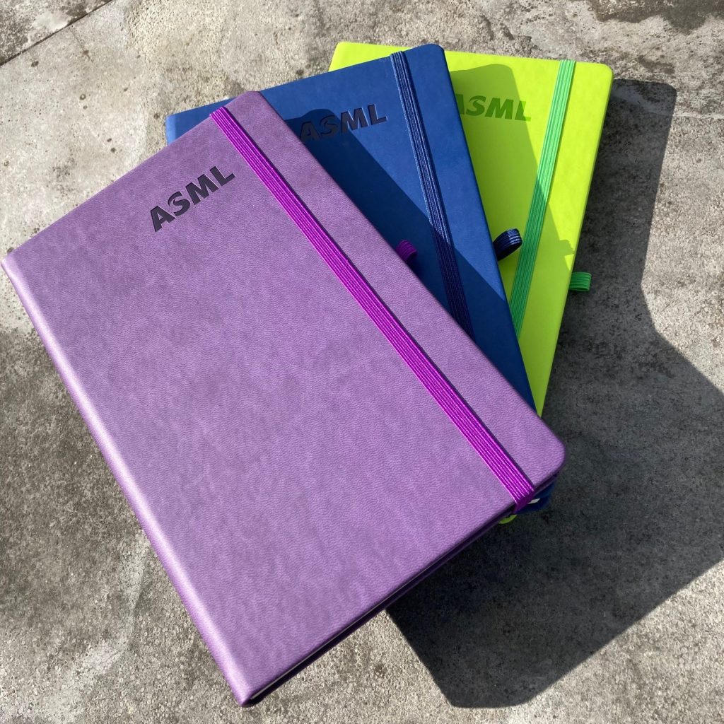 Viva Notitieboek met ASML logo bedrukt