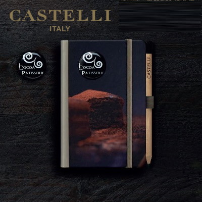 A5 notitieboek Castelli met logo bedrukking