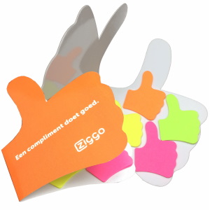 Zelfklevend Postit bedrukt logo