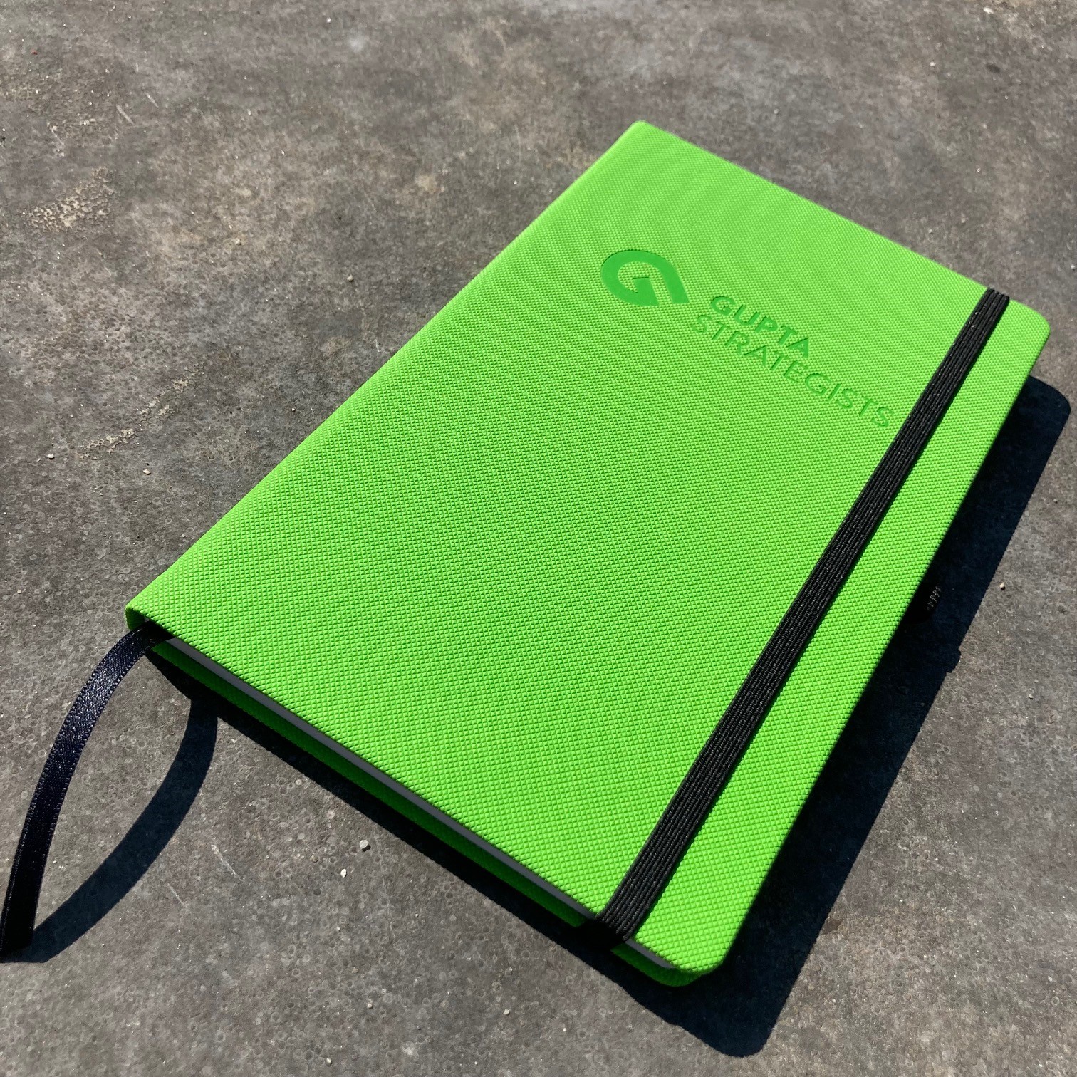 Notitieboek Mix&Matche type Moderno licht groen met blinddruk