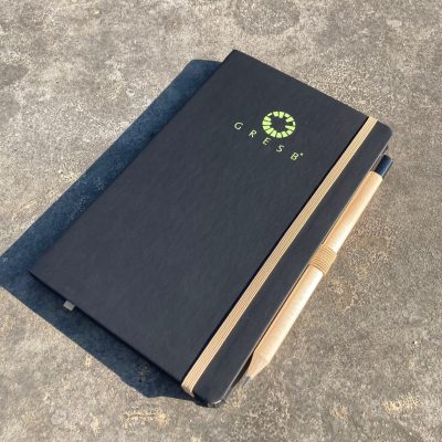 Duurzaam notitieboek - Gemaakt van appels bedrukt met logo