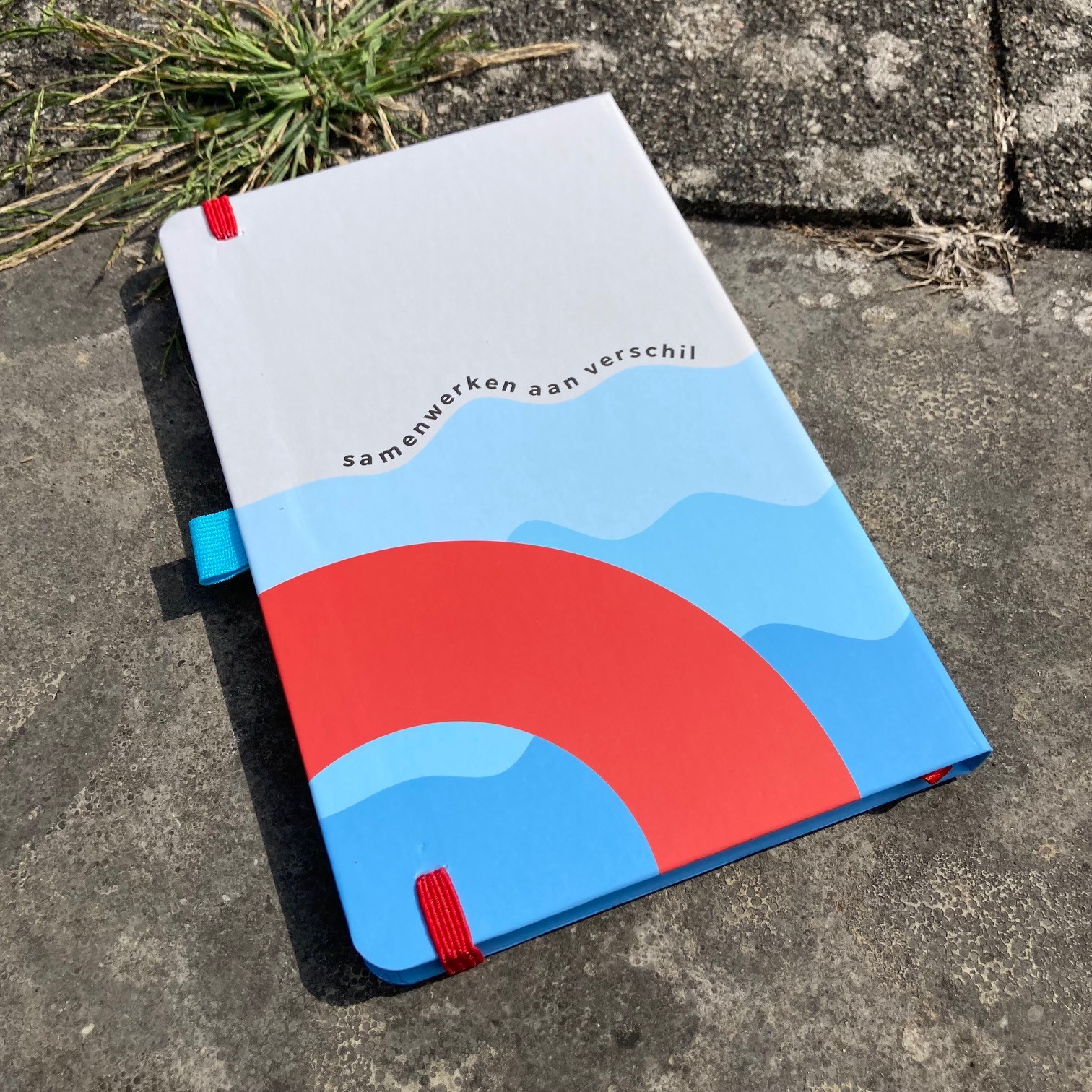 achterzijde notitieboek 100% custom prisma