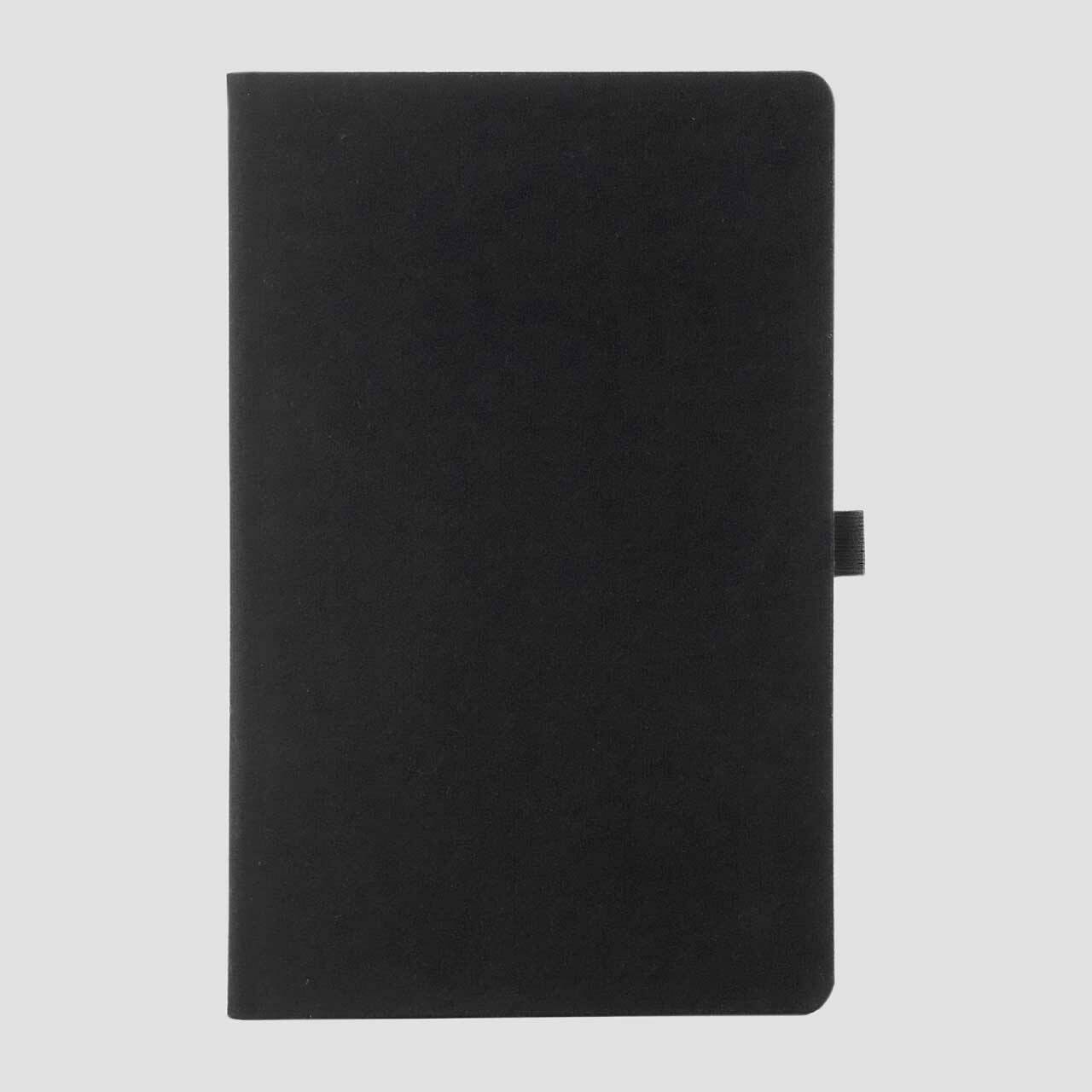 100% Custom notitieboek linnen zwart