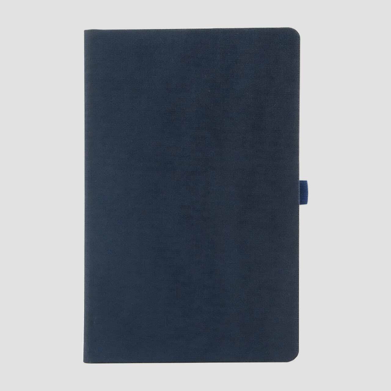 100% Custom notitieboek linnen navy blauw