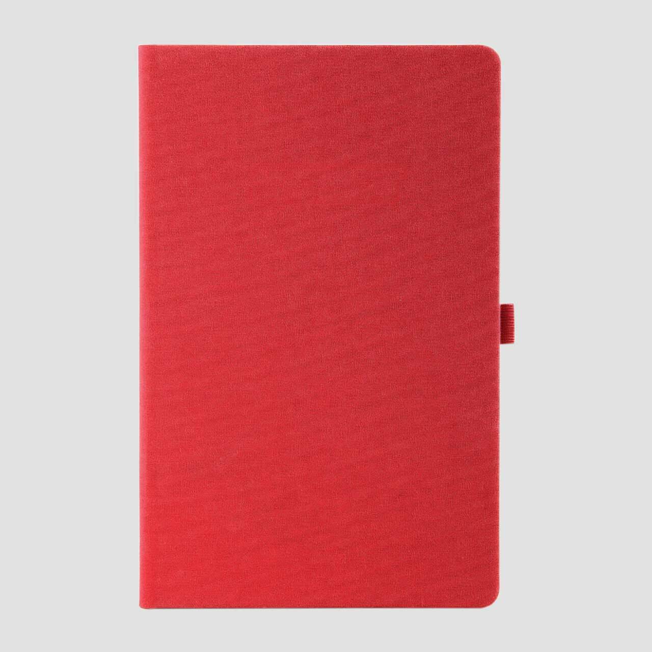 100% Custom notitieboek linnen rood