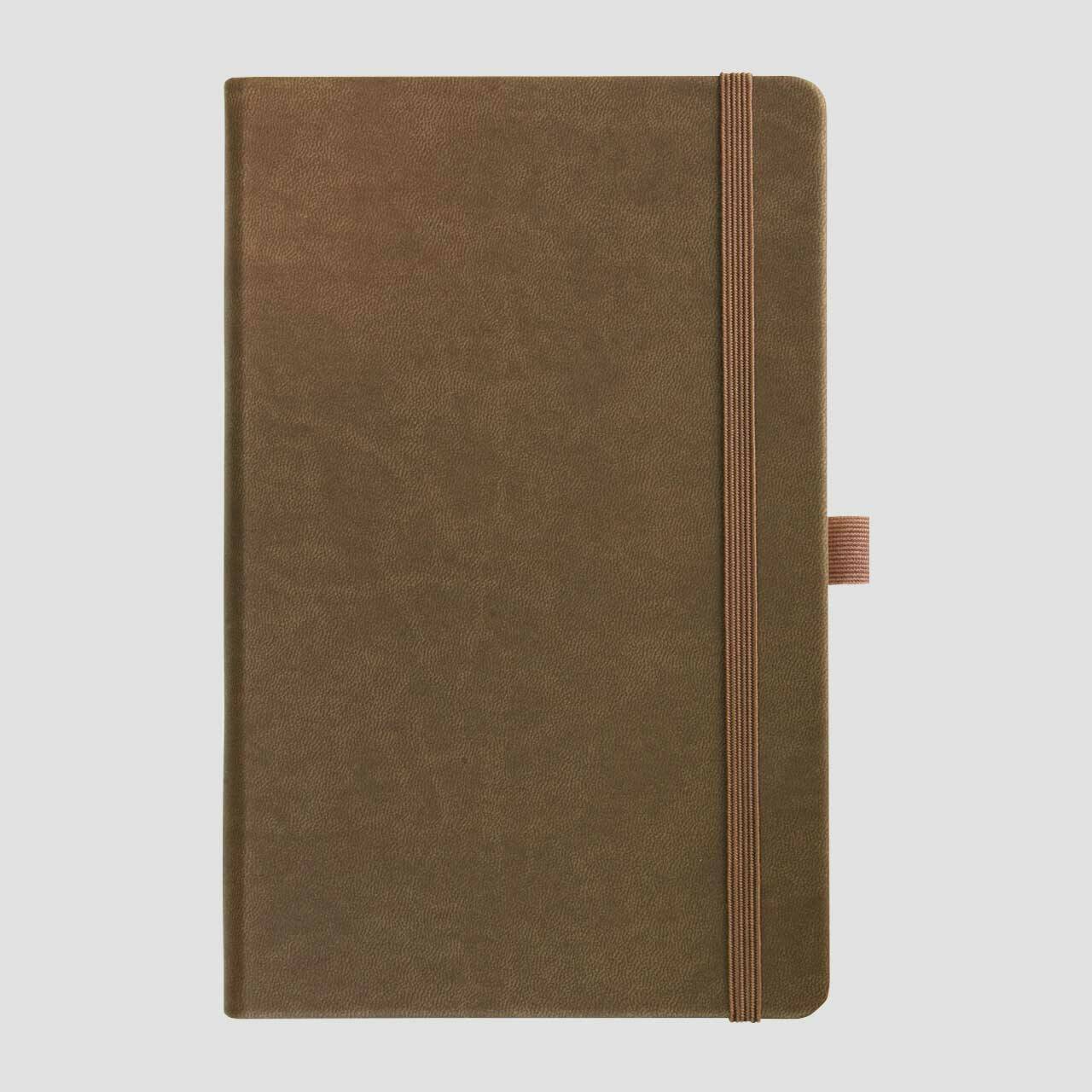100% Custom notitieboek soft touch aarde