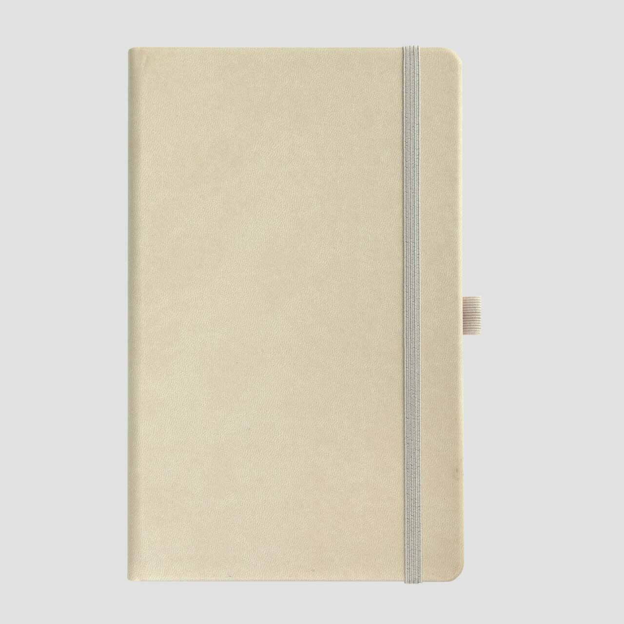 100% Custom notitieboek soft touch beige