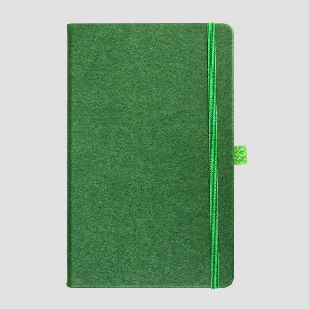 100% Custom notitieboek soft touch groen
