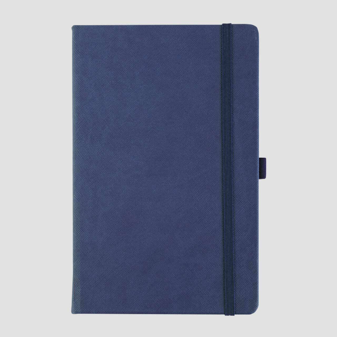100% Custom notitieboek soft touch navy blauw