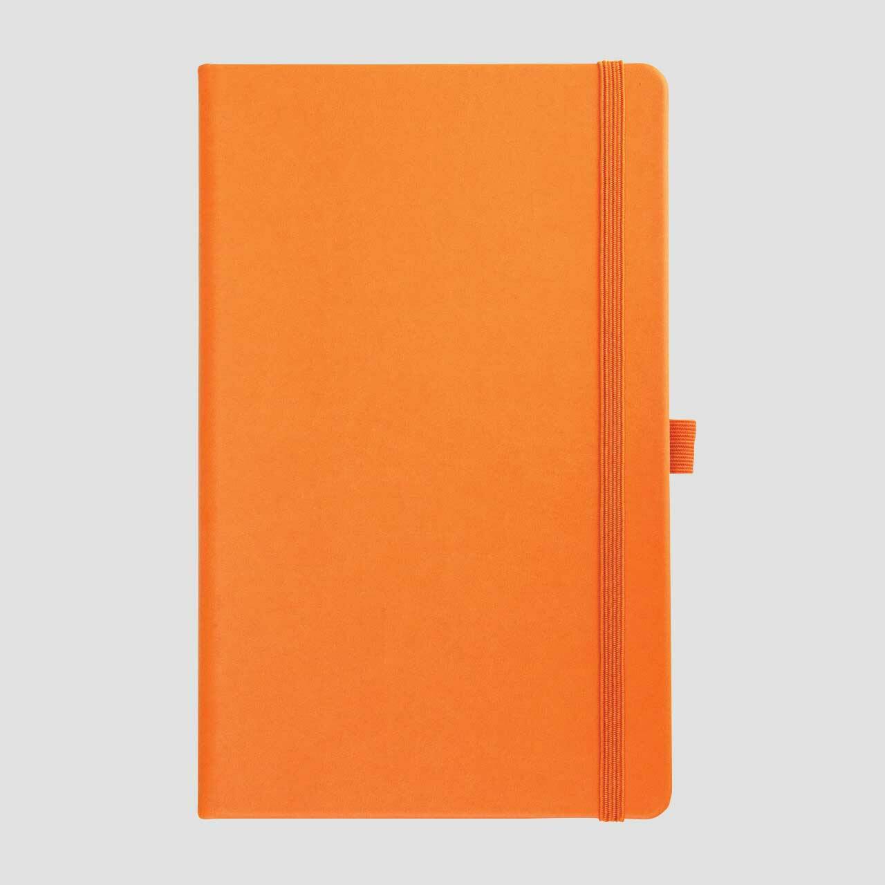 100% Custom notitieboek soft touch oranje