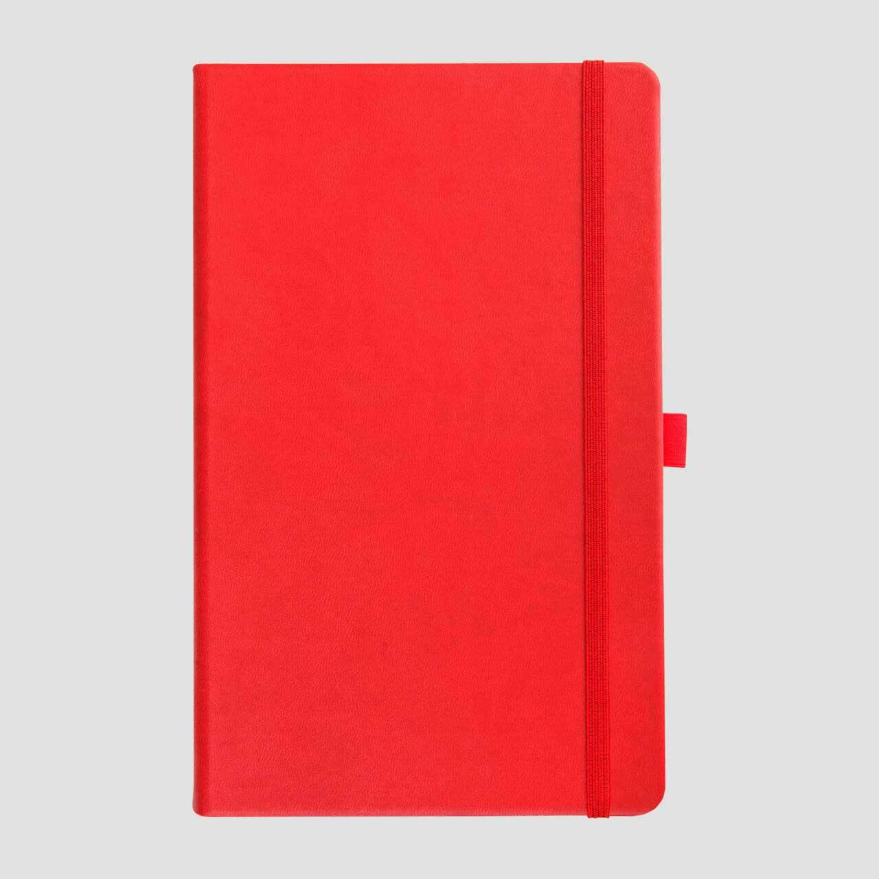 100% Custom notitieboek soft touch rood