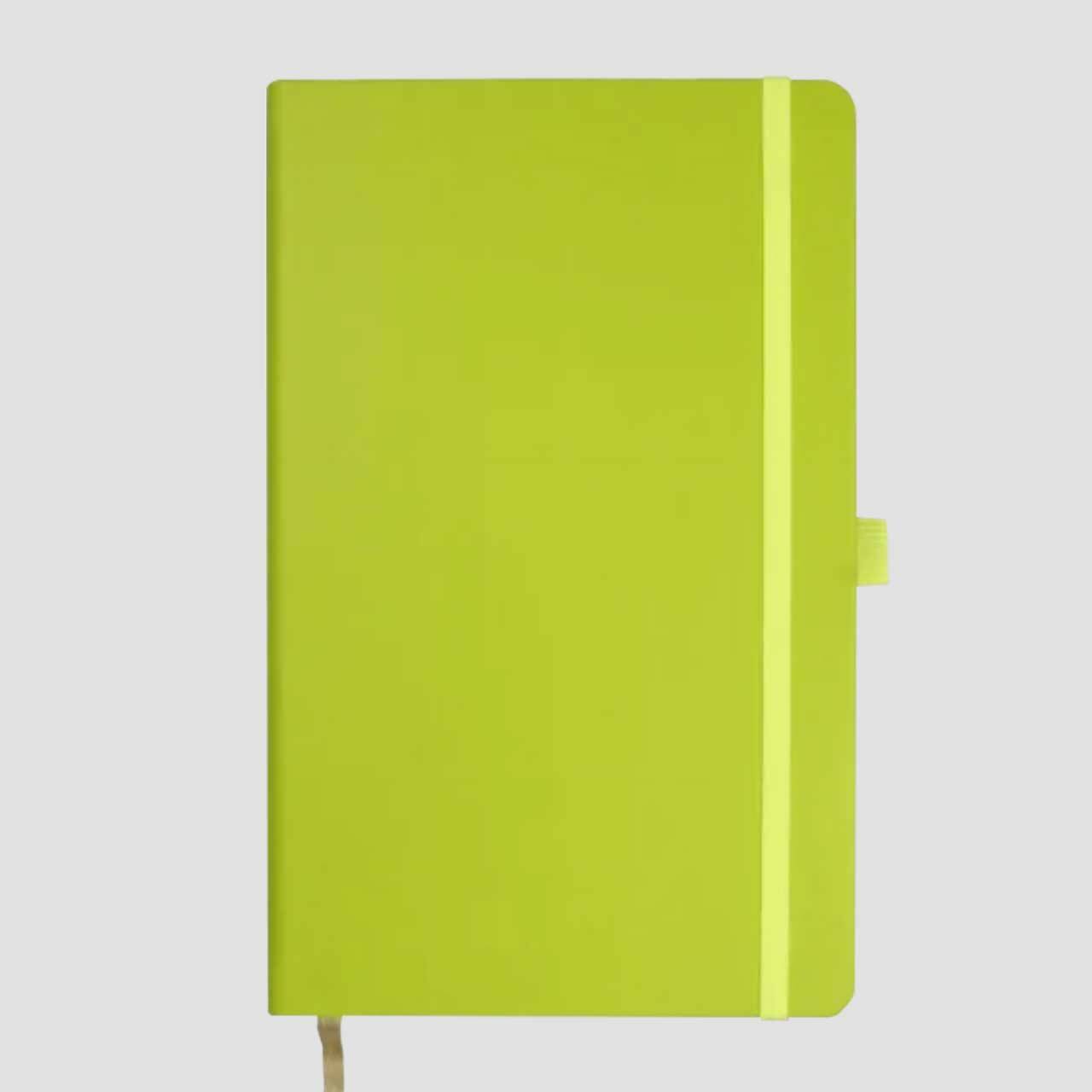Castelli notitieboek soft touch, neon groen