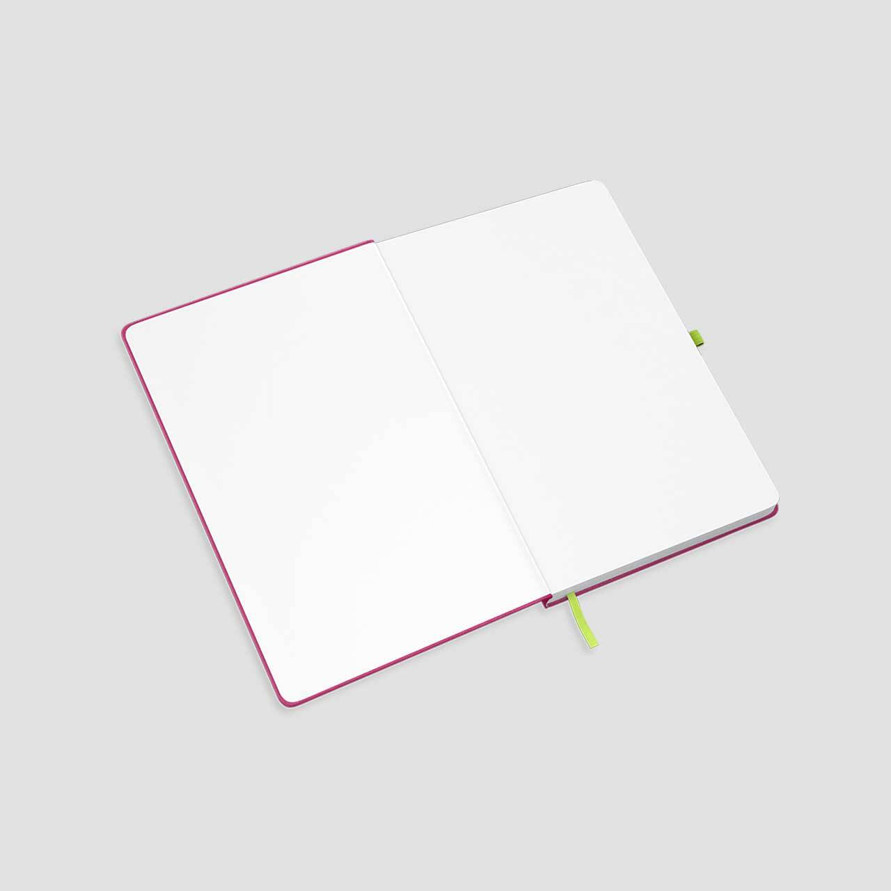 Mix&Match notitieboek opengeslagen spiegelbladen wit