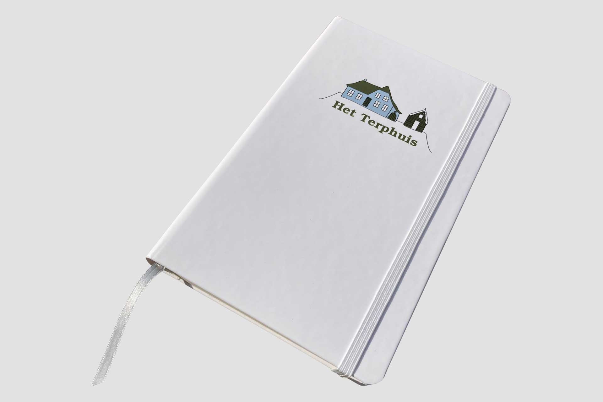 Mix&Match, type cmyk notitieboek wit, licht grijs met full colour druk
