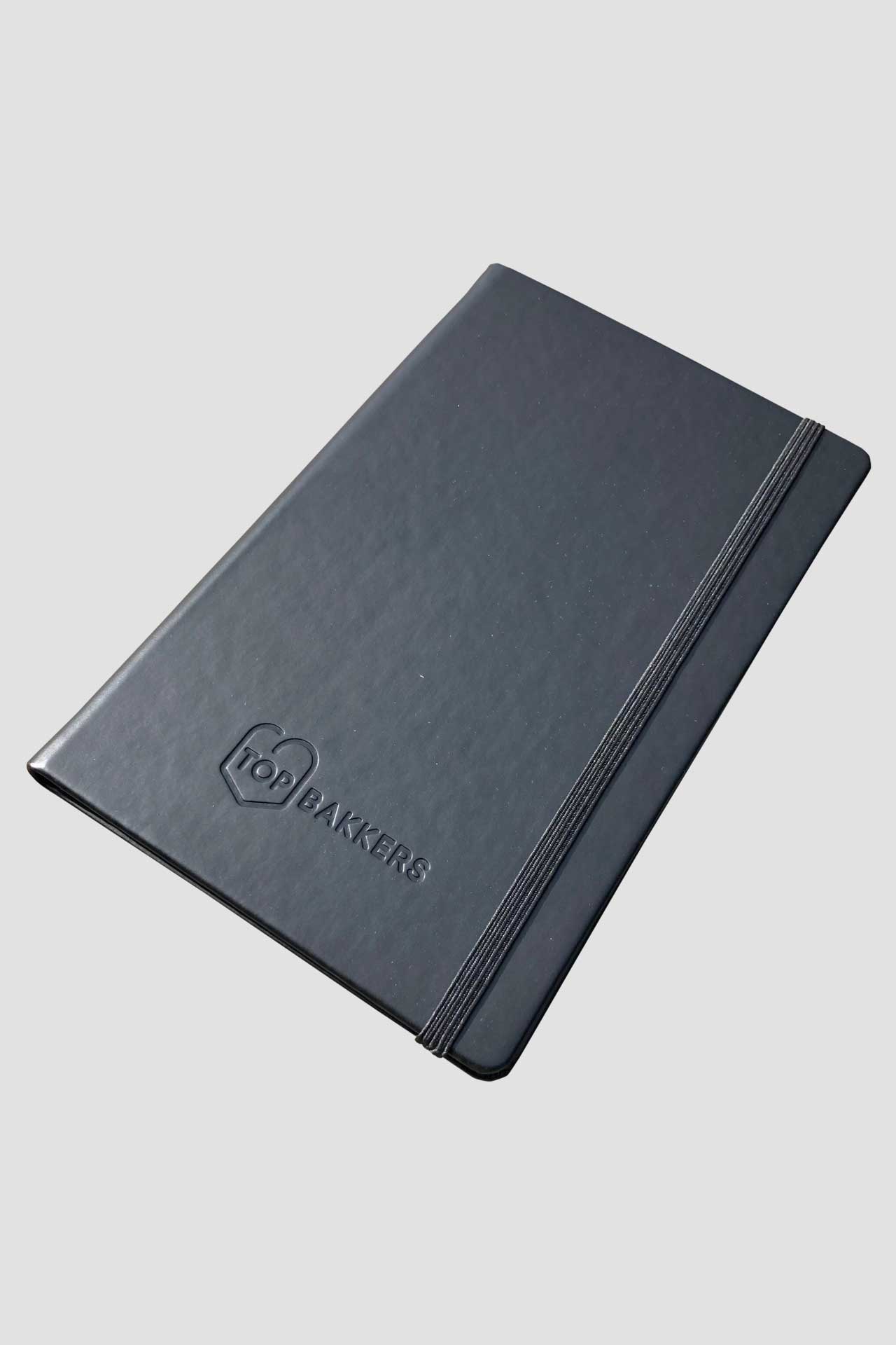 Mix&Match, type viva zwart notitieboek met blinddruk